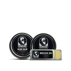 Beard Balm (Amber Sandalwood) + Beard Balm (Unscented) + Moustache Wax