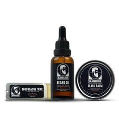 Beard Oil (Orange Cedarwood) + Beard Balm (Unscented) + Moustache Wax