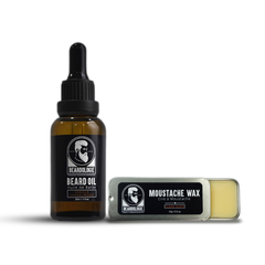 Moustache Wax + Beard Oil (Vanilla Sandalwood)
